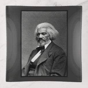 Black History Icons: Older Frederick Douglass Trinket Tray