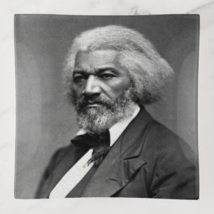Black History Icons: Older Frederick Douglass Trinket Tray