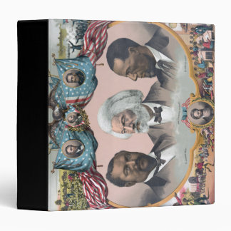 Black History Icons: With Frederick Douglass 3 Ring Binder