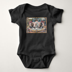 Black History Icons: With Frederick Douglass Baby Bodysuit
