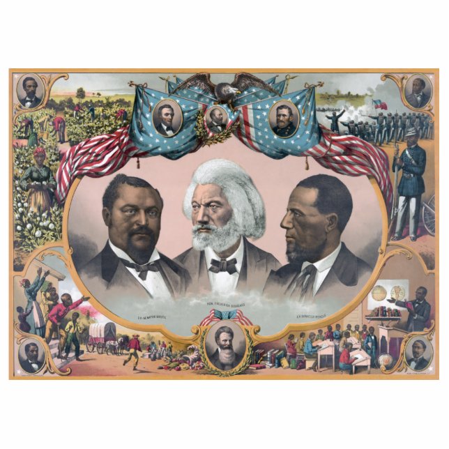 Black History Icons: With Frederick Douglass Cutout (Front)
