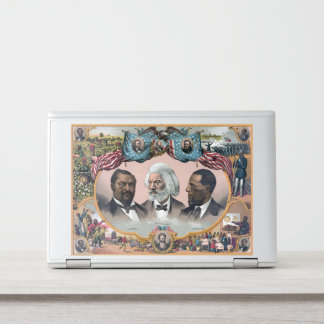 Black History Icons: With Frederick Douglass HP Laptop Skin