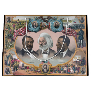 Black History Icons: With Frederick Douglass Large Gift Bag