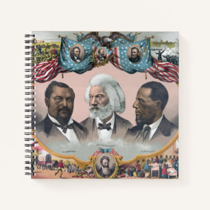 Black History Icons: With Frederick Douglass Notebook