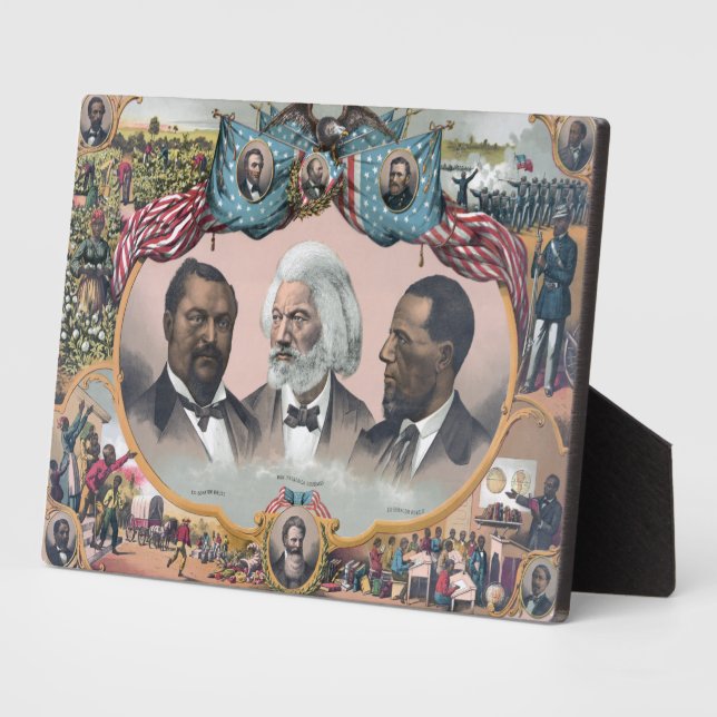 Black History Icons: With Frederick Douglass Plaque (Side)