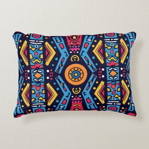 Black History Inspired Pattern 2 Accent Pillow