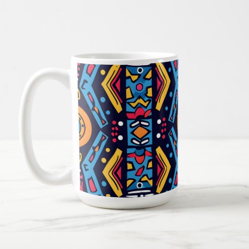 Black History Inspired Pattern 2 Coffee Mug