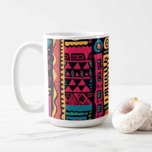 Black History Inspired Pattern 3 Coffee Mug