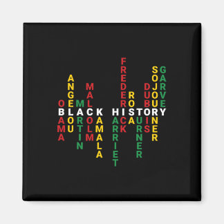 Black History Inspiring Black Leaders African Amer Magnet