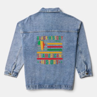 Black History is American History 2025 Denim Jacket