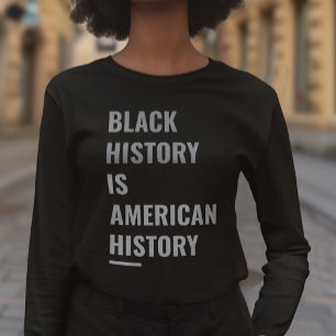 Black History Is American History – Long Sleeve  Tri-Blend Shirt