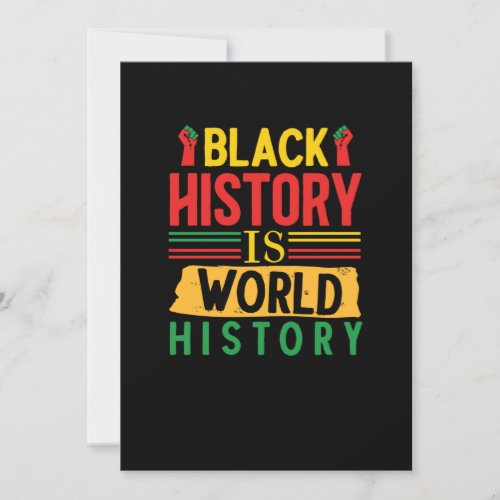 Black History Is World History 3 Save The Date
