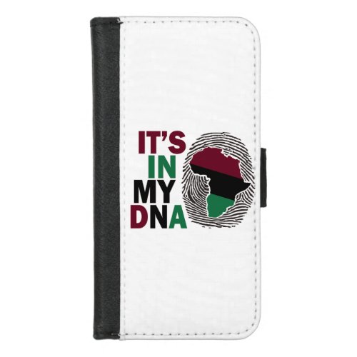 Black History _ Its My DNA iPhone 87 Wallet Case
