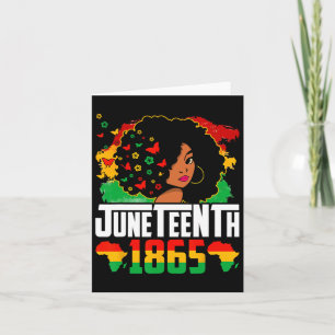Black History Juneteenth Is My Independence Day Bl Card