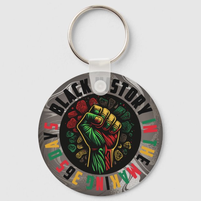 Black History Keychain Honor the Culture (Front)
