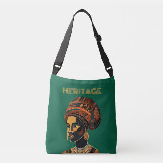 Black History lady Crossbody Bag