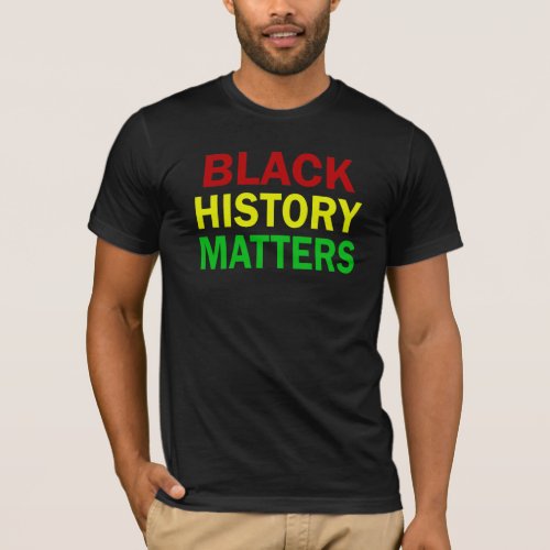 Black History Matters BHM T_Shirt