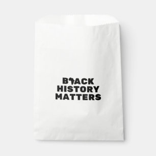 Black History Matters Favor Bag