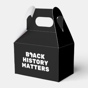 Black History Matters Favor Boxes