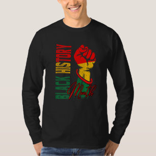Black History Month 2022 Bhm Melanin African Ameri T-Shirt