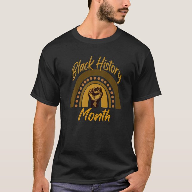 Black History Month 2022 Bhm Melanin Power Fist  1 T-Shirt (Front)