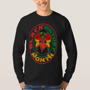 Black History Month 2022 BHM Melanin Queen Afrocen T-Shirt