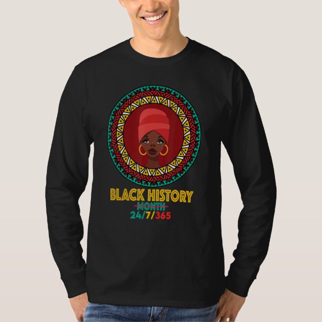 Black History Month 2022 Black History 247365 Mela T-Shirt (Front)