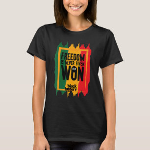 Black History Month 2022, Celebrating Black Histor T-Shirt