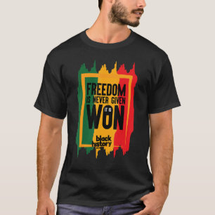 Black History Month 2022, Celebrating Black Histor T-Shirt