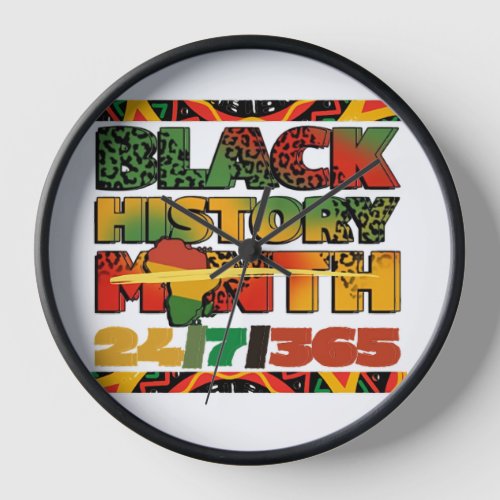   Black History Month 2023 Black History 247365  Clock