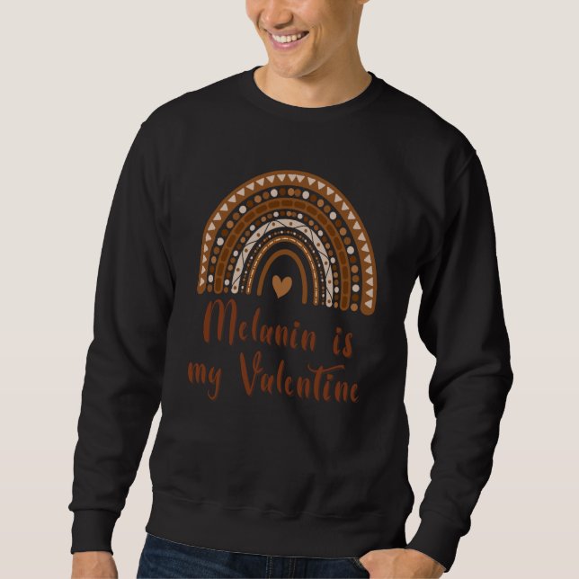Black History Month 2023 Melanin Poppin Happy Vale Sweatshirt (Front)