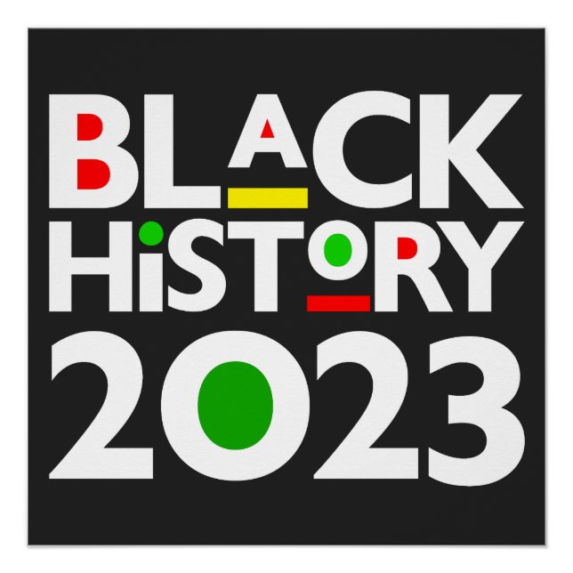 Black History Month 2023 Melanin Sista Bruh Love Poster (Front)