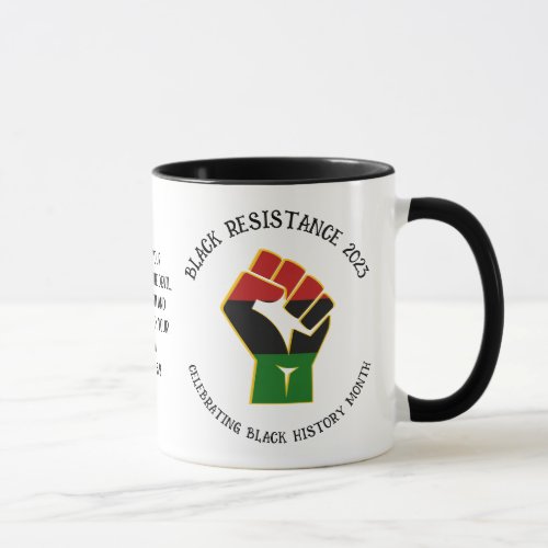 BLACK HISTORY MONTH 2023 Resistance Mug