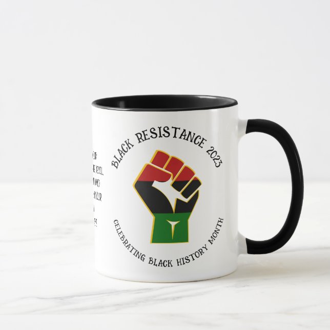 BLACK HISTORY MONTH 2023 Resistance Mug (Right)