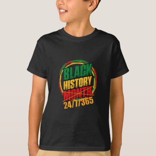 Black History Month 2024 Black History 247365 Mela T_Shirt