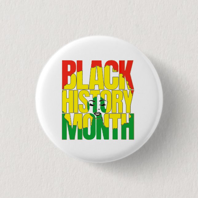 BLACK HISTORY MONTH 2024 BUTTON (Front)