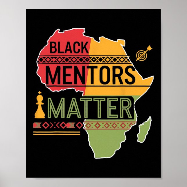 Black History Month 2025 Black Mentors Problem 2  Poster (Front)