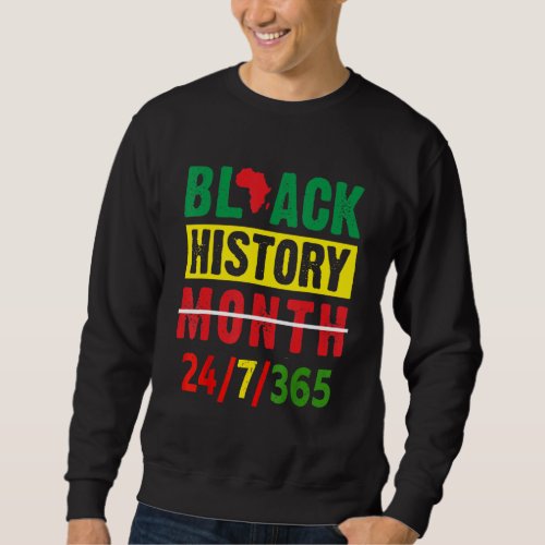 Black History Month 247365 African American Melani Sweatshirt