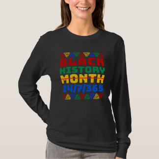 Black History Month 247365 African Melanin Freedom T-Shirt