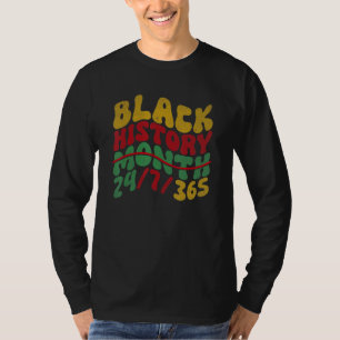 Black History Month 247365 Groovy African History T-Shirt