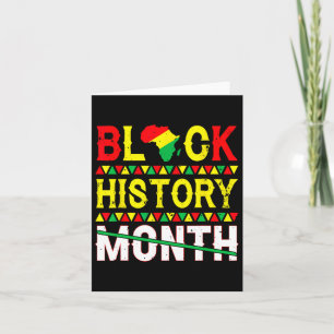 Black History Month 247365 Heritage Culture Black  Card
