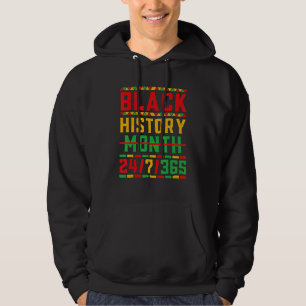 Black History Month 247365 Melanin Pride African A Hoodie