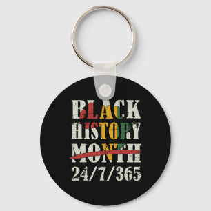 Black History Month 247365 With African Map Flag Keychain
