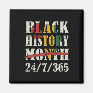 Black History Month 247365 With African Map Flag  Magnet
