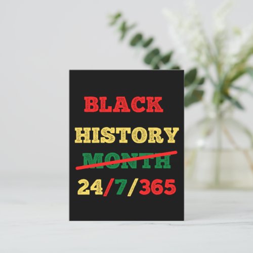 Black History Month 247365 _ Black History Postcard