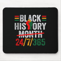 Black History Month 24 7 365 Fist African Men Wome
