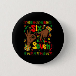 Black History Month 67 Six Seven Meme African Amer Button