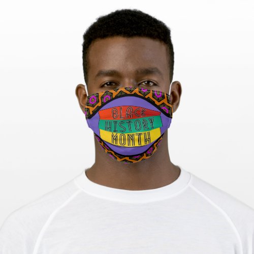 Black History Month Adult Cloth Face Mask