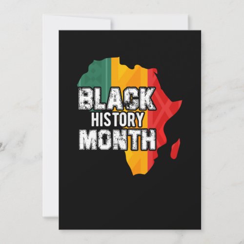 Black History Month Africa Flag 4 Save The Date