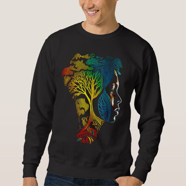 Black history month  African American Ancestors' r Sweatshirt (Front)
